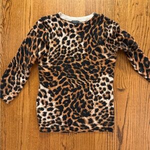 Talbots Cashmere Animal Print Sweater